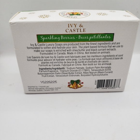 Ivy & Castle Sparkling Berries Luxury Soap 150g New - Picture 8 of 9